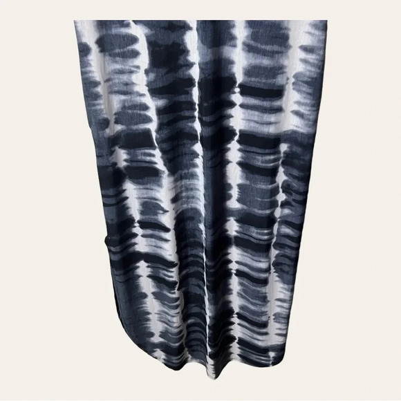 0441W. HEIMISH USA TIEDYE MAXI LENGTH DRESS SIZE SMALL ROUND BOTTOM WITH SLITS - Picture 5 of 12